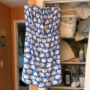 Lilly Pulitzer Windsor Strapless Pull-On Dress